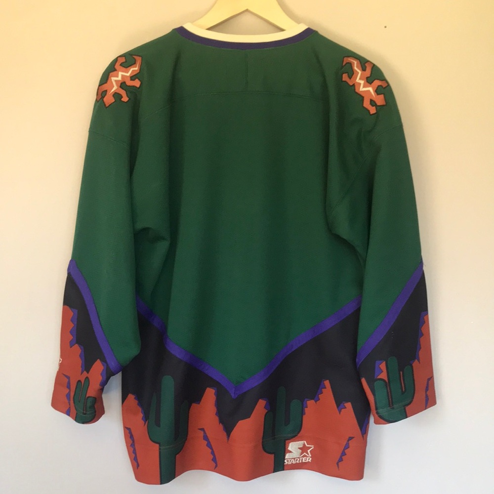 STARTER Phoenix Coyotes NHL jersey L/XL vintage 90s - Picture 5 of 7